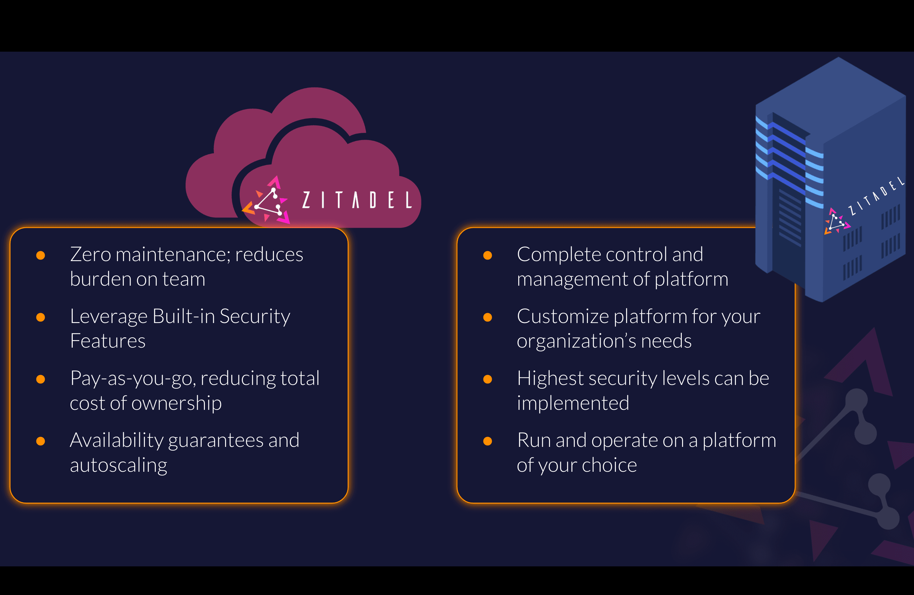 Zitadel Self-Hosted vs. Cloud: Making the Right Choice preview image
