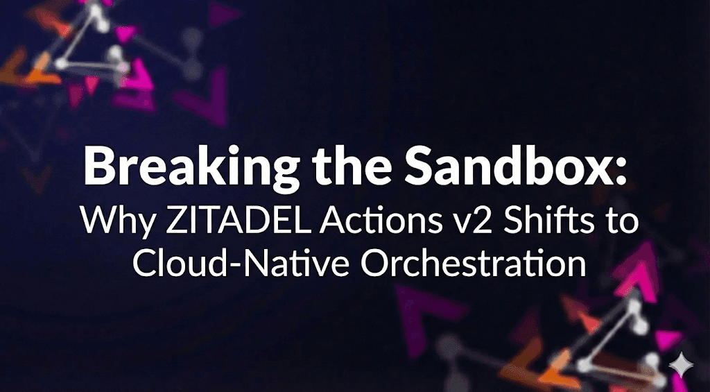 Breaking the Sandbox: Why ZITADEL Actions v2 Shifts to Cloud-Native Orchestration preview image