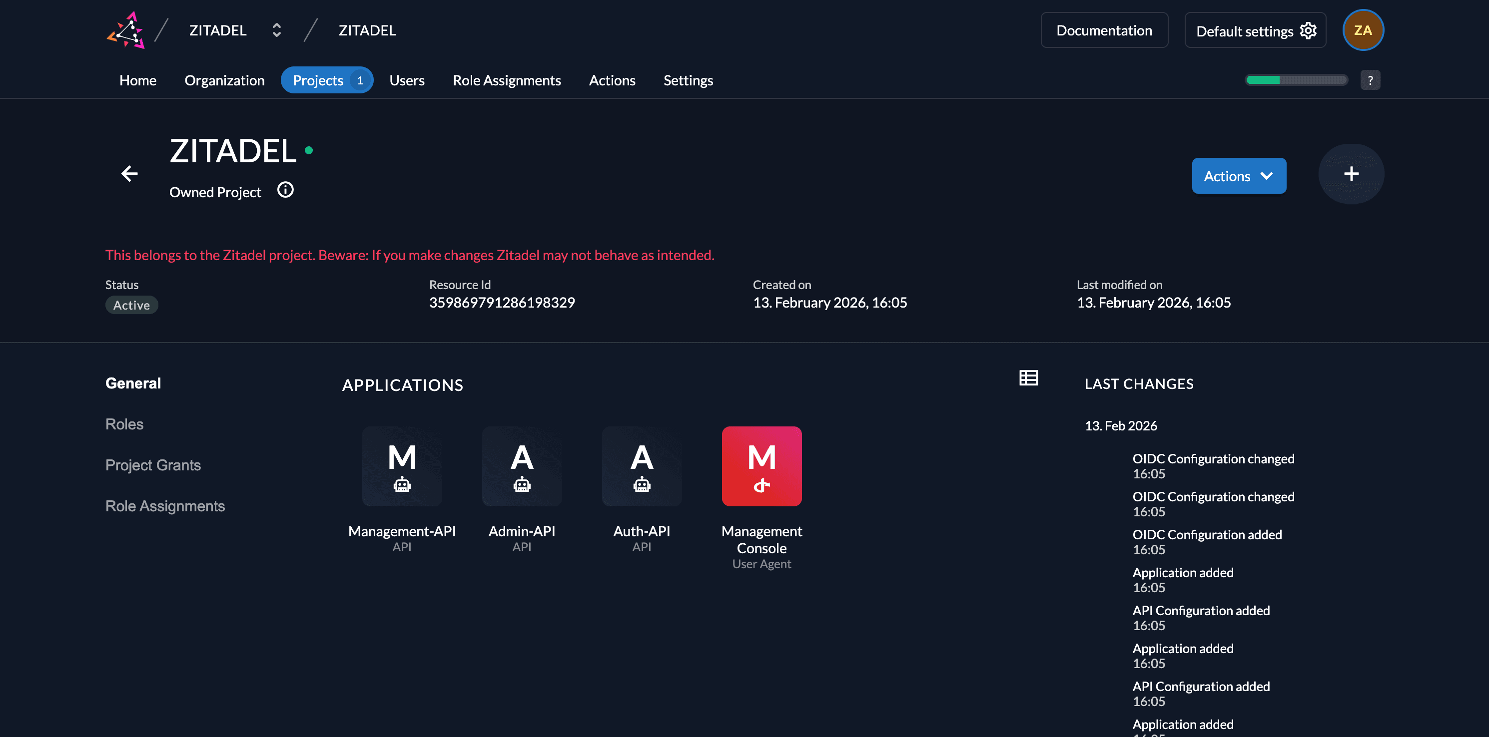 Default Project