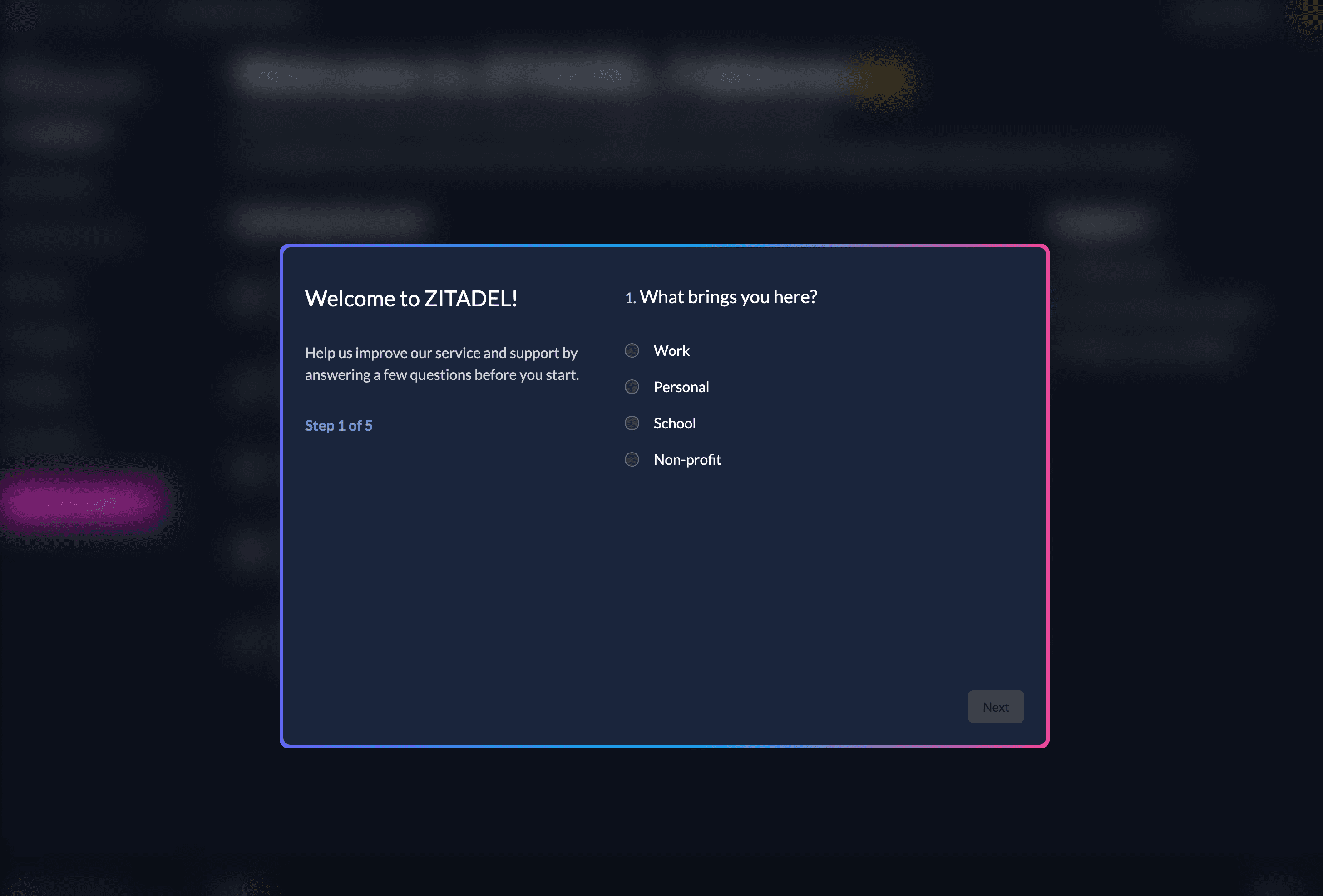 Onboarding Questions